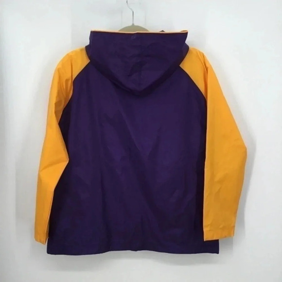 Red Oak Vintage Women’s LSU Rain Jacket With Hood - Picture 3 of 6